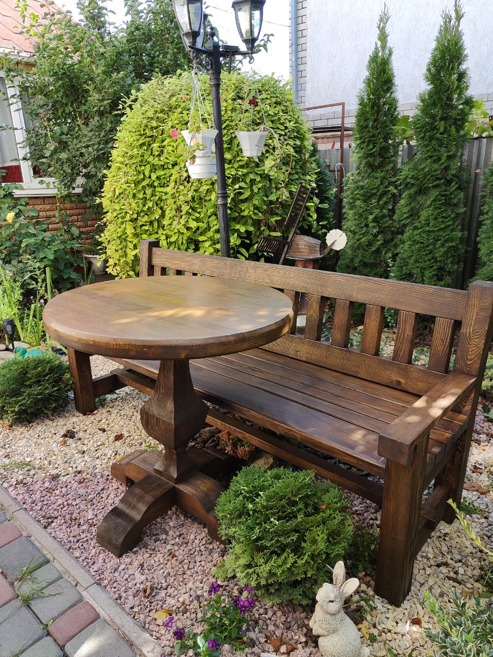 Handcrafted wooden furniture showcase